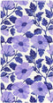 miaozhen Cotton Baby Crib Sheets Soft Comfy Style Chow Chow Floral Print Purple