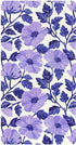 miaozhen Cotton Baby Crib Sheets Soft Comfy Style Chow Chow Floral Print Purple