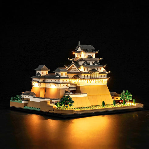 Upgraded LED Light Kit for Lego Architecture Landmarks Collection, Himeji Castle Building Set, Compatible with Lego