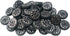 EUDAX 100pcs Plastic Roll 2mm Dia Shaft for Car Truck Model Toys Wheel (30mmx9mm)