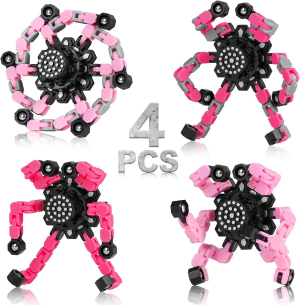 Fidget Toys for Teen Girls, Transformable Fidget Spinners for Autism ADHD Stress Relief for Kids