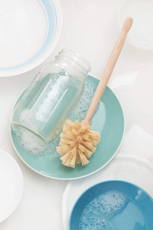 Set 3, Fox Run Kitchen Brush of Pot, Dish, and Bottle Scrub Brush with Natural Bristles