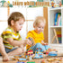 Blosssound 81 Community Set Pcs Wooden Helpers Toys Wooden Car Town Wood People Figures Multicultural Career Wood