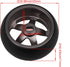 Mxfans RC Car Titanium 5 Spoke Wheel Hub - Tire Replacement for WL 1:28 K969 - Pack of 4