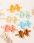 jollybows 40pcs Baby Girls Grosgrain Ribbon Hair Bows - 4" Elastic Hair Band Accessories for Infants Newborn