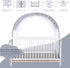 Self-Locked,1200 Holes/Inch 55" 27" 51" Lazyzzzz Crib Tent, Pop Up Mosquito Crib Net with Double Zipper Mesh to Keep
