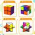 Star Cube Magic Cube Set, 2 in 1 Yoshimoto Cube for Kids and Adults, Toy for Ages 8-12