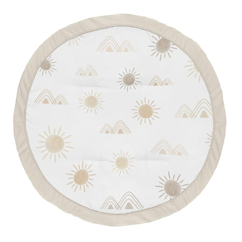 Sweet Jojo Designs Boho Desert Sun Taupe Playmat Tummy Time Infant Boy