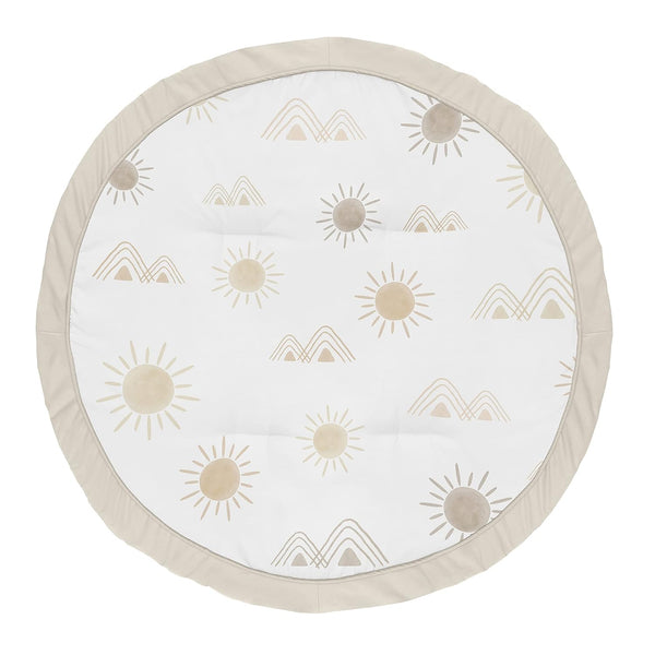 Sweet Jojo Designs Boho Desert Sun Taupe Playmat Tummy Time Infant Boy