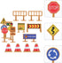 Playset: 30pcs 3+ iplusmile Kids Traffic Signs Street Traffic Cone Barricade Signs Crosswalk Signal Educational Mini
