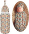 Aztec Pattern Newborn Swaddle Blanket Hat Sets Soft Baby Receiving Blankets Swaddle