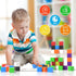 72pcs Magnetic Building Blocks for Toddlers, Large Magnet Construction Cube Toys for Kids, STEM Educational