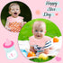 Geyoga 10 Pcs Baby Bibs, 360° Rotate Bandana Muslin Drool Bibs, Petal Bibs, Burp Gauze Cloths, Absorbent