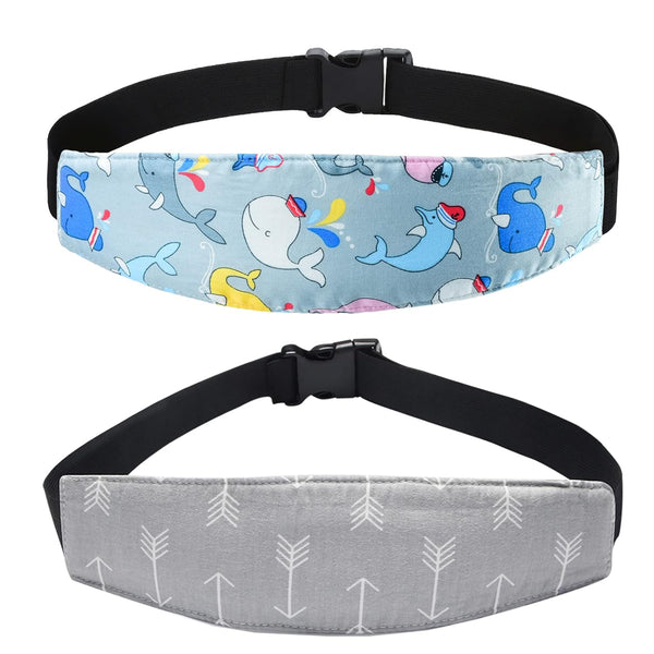 Baby Carseat Head Support, Car Seat Straps Pillow Support, Stroller Neck Relief Strap Headrest for Toddler Infants