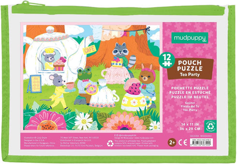 Mudpuppy Tea Party Pouch Puzzle