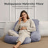 Momcozy 57 Inch Pregnancy Pillows for Sleeping, U Shaped Full Body Maternity Pillow with Removable Cover - Support