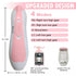 Trimmer Baby Nail File with Light Safe Electric Nail Clippers Kit for Newborn Infant Toddler Kids (Pink)