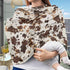 Youngerbaby Cow Nursing Cover for Newborns Breastfeeding Cover Scarf Baby Car Seat Covers Infant Stroller Cover Carseat