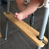 Footrest for Baby Highchair, Adjustable Non-Slip Natural Bamboo Wooden Footrest for IKEA Antilop High Chair