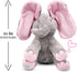 0 Dimple Kaia Elephant Stuffed Animal Toy - Animated Plush Pink Singing Elephant, Interactive Musical Peek-a-Boo