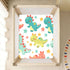 Bseiialft 52 28 Colorful Dinosaurs Stars Crib Sheets for Boys Girls Soft and Breathable Cotton Baby Sheets for Standard