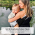 huefain 6-36 (10-30 lbs), Baby Sling Carrier for Infants and Toddlers Months Lightweight & Breathable Cotton Hip