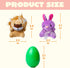 JOYIN 12 Pcs Mini Stuffed Animal Plush Toys, Prefilled Easter Eggs for Kids Egg Hunt & Party Favors