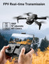 Cool Mini Drone with 1080P Camera for Kids Adults, Remote Control Drone with 3 Batteries, One-Click Take Off, Gifts