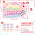 khlerox Reusable Magnetic Potty Training Chart, Made of EVA Foam - Includes Hanging Rope and Strong Double Sided Glue