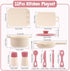 11Pcs Sets,Cooking Set 1-3,Pink TYRY.HU BPA Free Kids Play Kitchen Accessories Toy, Silicone Pretend Play Food Toys