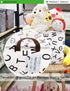 LANGYASHAN Square Storage Baskets, Waterproof Canvas Children Laundry Nursery Hamper for Shelves, Gift Baskets Toy