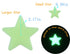 204PCS Glow in The Dark Luminous Stars Wall Stickers Decals for Home Ceiling Baby Kids Bedroom (Multi-Color)