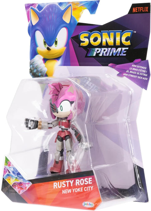 Sonic Prime 5" Articulated Action Figure - Rusty Rose Yoke City