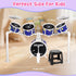 Set 5 3 4 5 3-5 Toy Drum for Kids Toddler Jazz Drum Kit with Drums Musical Instruments Toys for Year Old Boys Girls