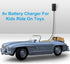 Weewooday 6V Charger for Kids Ride On Car - Battery Charger for Ride on Toys with Charging Indicator Light