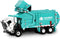 Garbage Truck Toys, Fubarbar 1:43 Bruder Tonka Trash Trucks Model for Boys, Metal Diecast Waste Management Toy (Blue)