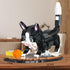Sets 8+ (1200pcs) XITALAXU Tuxedo Cat Building for Adult,Animal Black Cat Building Blocks Toy with Display Base,Home