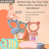 Set, JEXFUN Silicone Baby Fruit Food Feeder Pacifier & Freezer Tray Breastmilk Popsicle Mold for Teething, Silicone