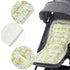 Baby Stroller Seat Liner Kids Pushchair Seat Cushion Mat Universal Breathable Stroller Liner Insert Stroller Cushion Pad Thick Cotton Stroller Liner Seat Pad Cover for (Cute Lions)