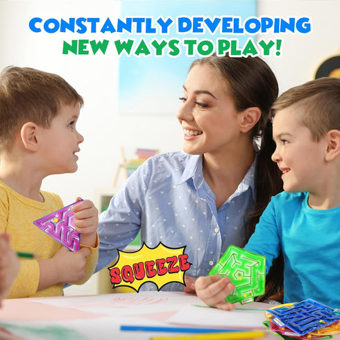 Sensory Fidget Toys for Children with Autism: Calming Gel-Filled Maze for Classroom and Home - Special Needs Sensory
