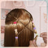 YGDZ Baby Hair Ties, 300pcs Elastic Toddler Hair Ties for Little Girls, Soft Ponytail Holders, Multicolor