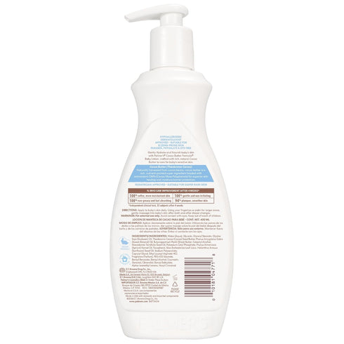 13.5 Oz, 48Hr Palmer's Baby Lotion, Cocoa Butter Formula Body Lotion, Fl Gentle Baby Moisturizer for Delicate Skin