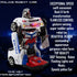 Toysery Transforming Robot Police Car with Light - Smart Robot Police Cars for Boys Age 7 to 9