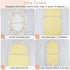 2 Pack Basumee Muslin Bassinet Sheets for Baby Girl Boy Soft Breathable Baby Bedside Bassinet Fitted Sheets with Bottom