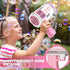 Dolanus Bubble Gun 2 Pack - Bubble Maker Blower Toy for Kids 3-8 Years Old, Indoor Outdoor Birthday Party