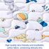 Bassinet35x20 inches LILYVIBEBEARHAPPY Baby Small Mattress for - Firm Support and Comfort Premium Foam,Noiseless