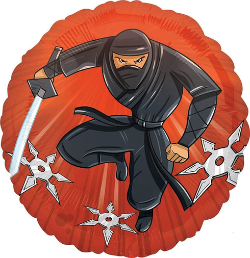 Anagram Stealth Ninja Birthday Party Supplies, 5pc Balloon Bouquet Decorations, BQ_4217