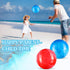 Sotiff 2 Pcs Colorful 8.5 Inch Marbleized Bouncy Balls - Inflatable Balls for Adults Pet Party Supplies