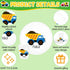 Yiyiring 4 Sets Set Construction Truck Plates with Cups for Kids Toddlers Fun Construction Truck Eating Utensils Drop