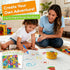 3-5, Apitor Robot Bear Screen-Free Coding Robot for Kids Ages First Coding Toy with Lights, Sounds & Alphabet Map, STEM